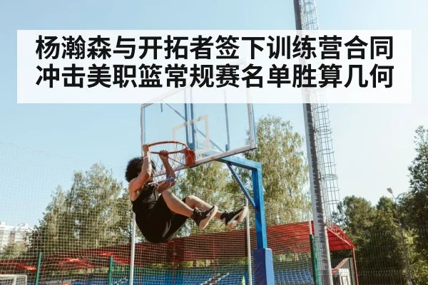杨瀚森与开拓者签下训练营合同 冲击美职篮常规赛名单胜算几何 - FIFA2026